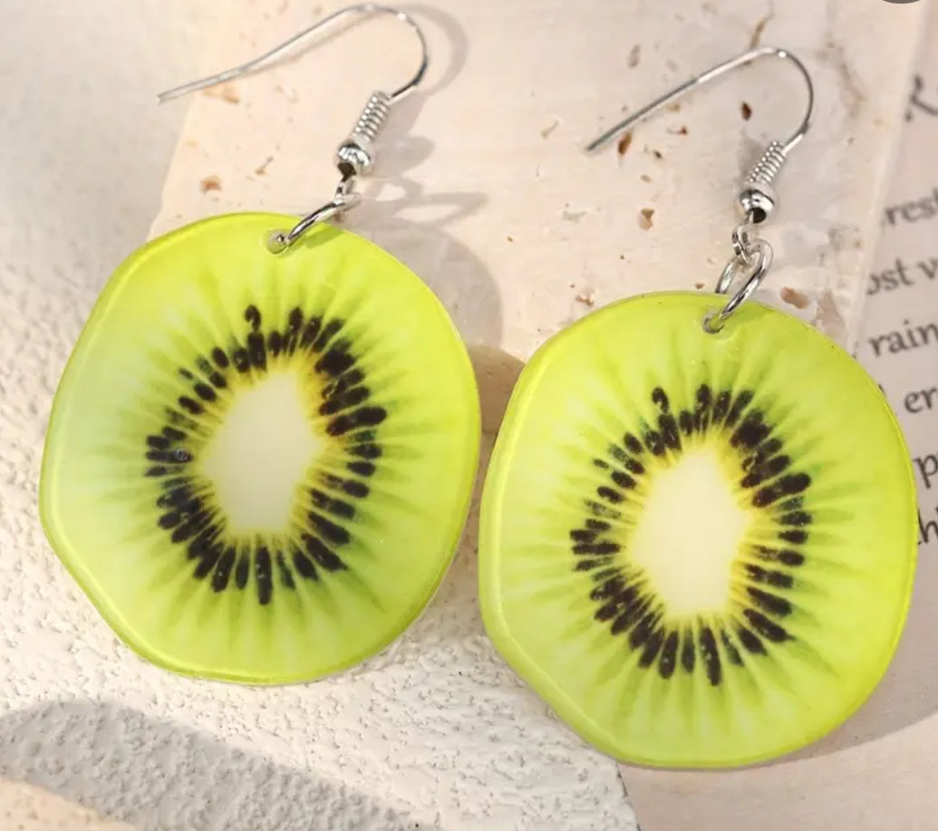 Kiwi earrings