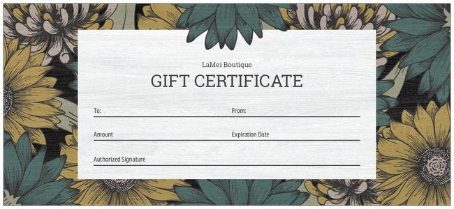 Lamei Boutique Gift Card