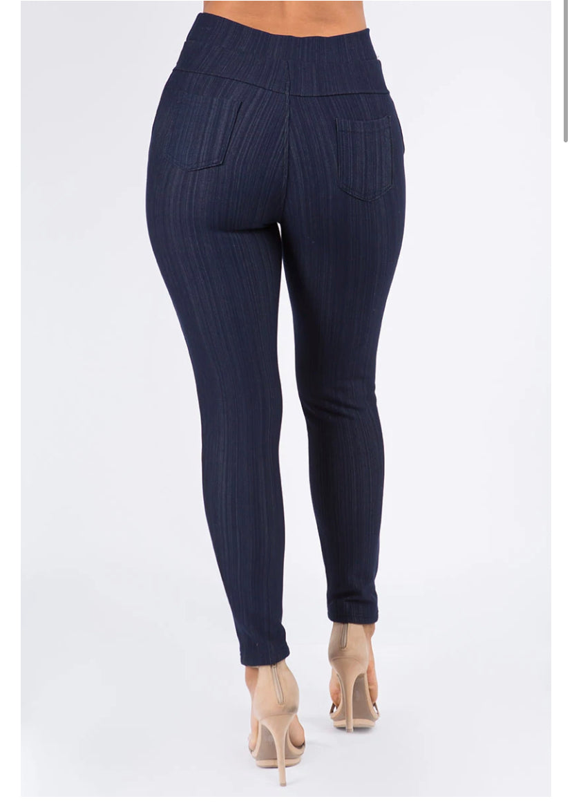 Velvet plush Jeggings